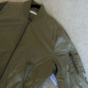 Military Green Bomber Jacket